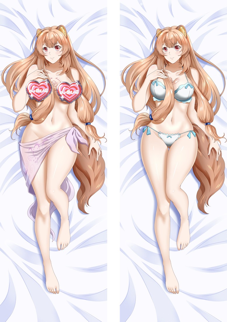The Rising of the Shield Hero Raphtalia Anime Dakimakura Pillow Cover