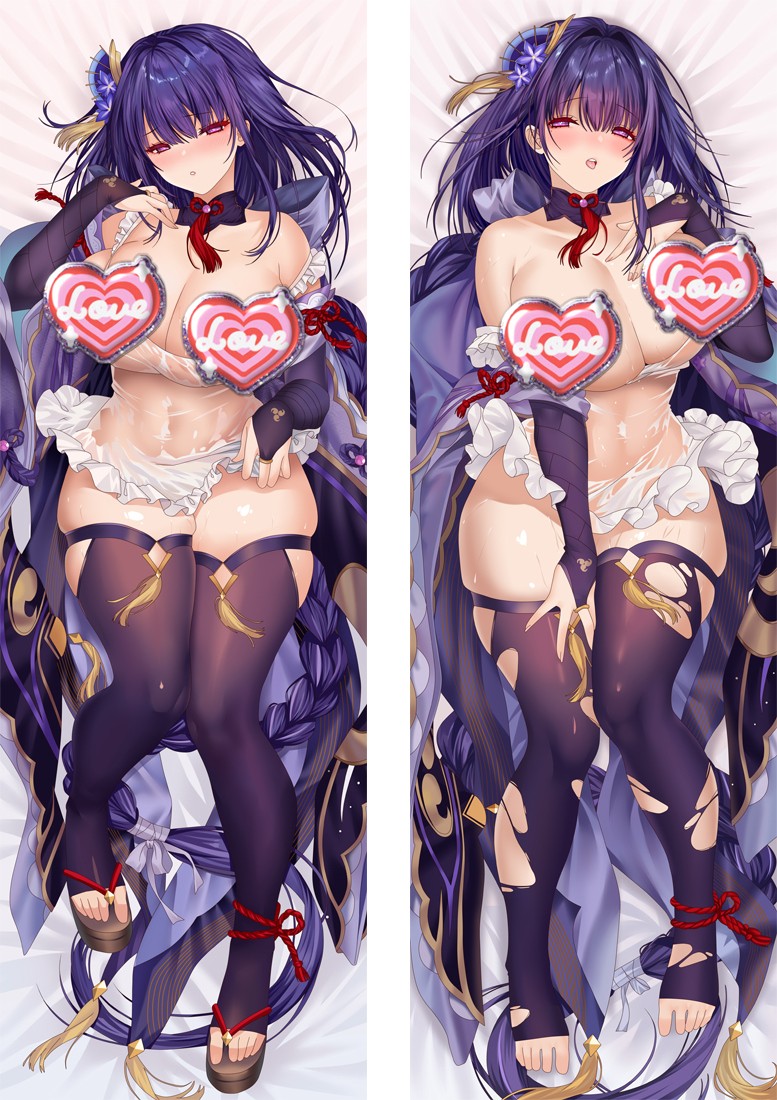 Genshin Impact Raiden Shogun Baal Anime Dakimakura Body Pillow Cover