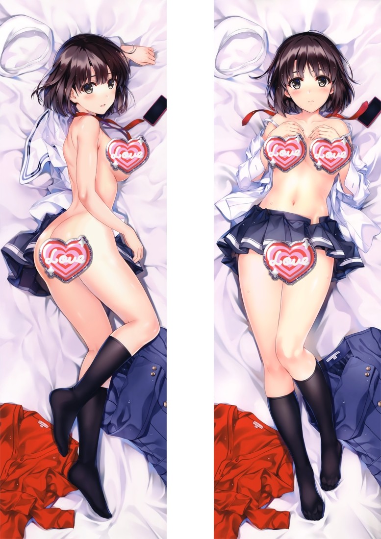 Saekano: How to Raise a Boring Girlfriend Kurehito Misaki Katō Megumi Anime Dakimakura Pillow Cover