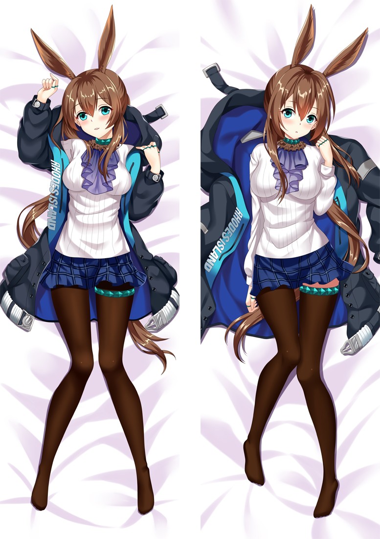 Arknights AMIYA Anime Dakimakura Pillow Cover