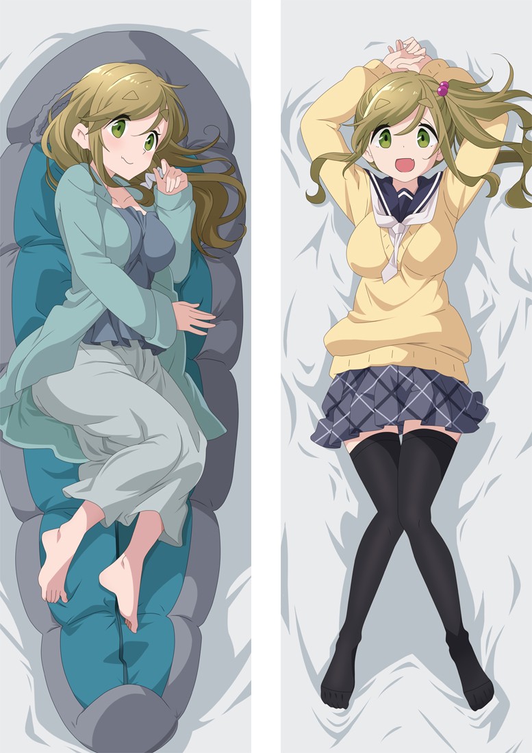 Laid-Back Camp Shima Rin Anime Dakimakura Pillow Cover