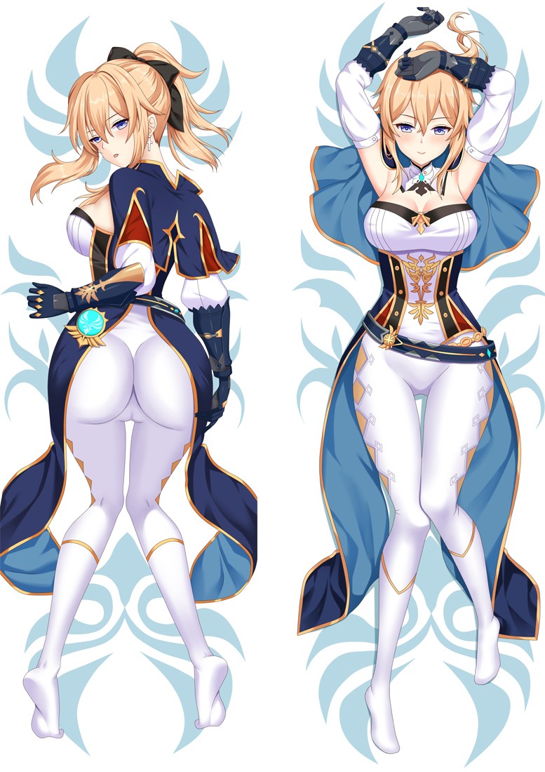 Genshin Impact Jean Anime Dakimakura Pillow Cover