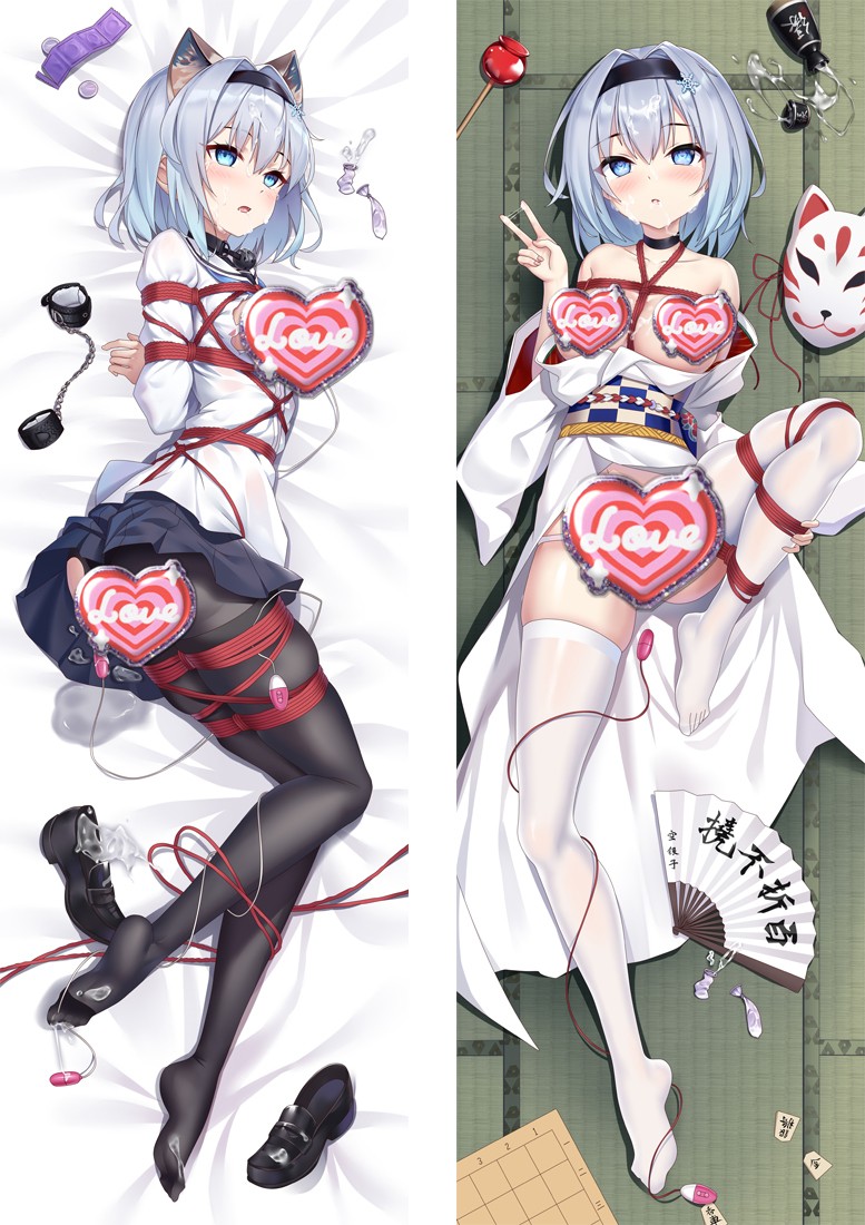 The Ryuo's Work is Never Done! Ginko Sora Anime Dakimakura Pillow Cover