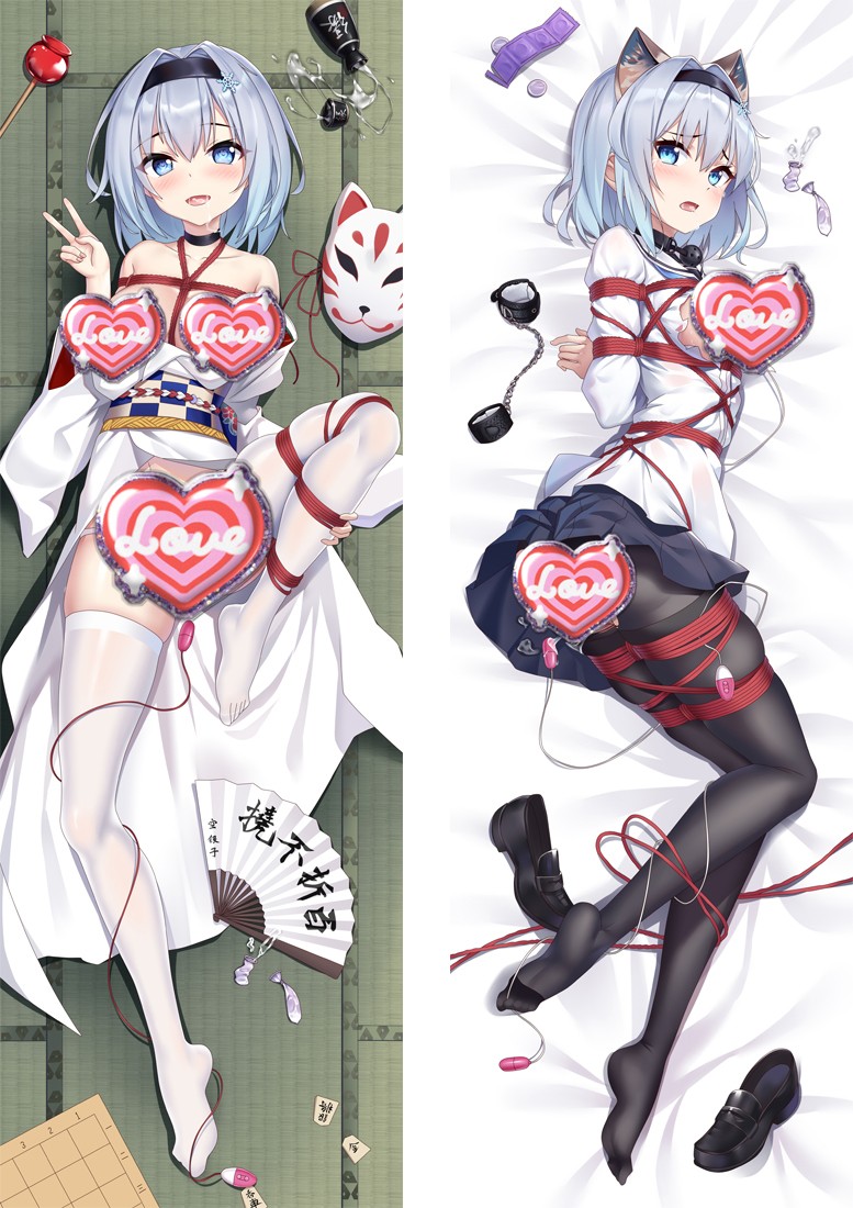 The Ryuo's Work is Never Done! Ginko Sora Anime Dakimakura Pillow Cover