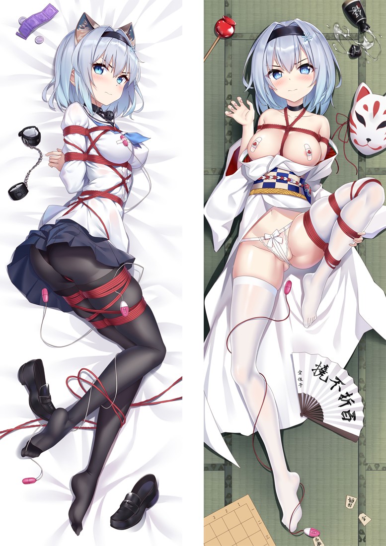 The Ryuo's Work is Never Done! Ginko Sora Anime Dakimakura Pillow Cover