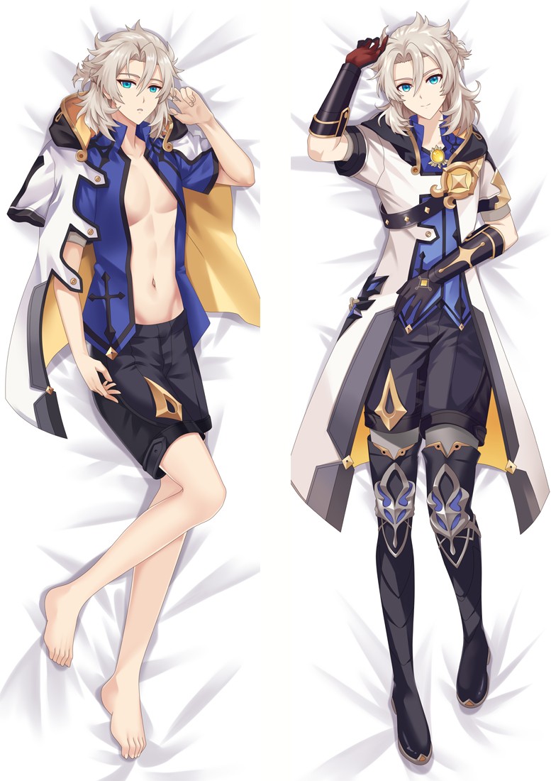 Genshin Impact Albedo Anime Dakimakura Pillow Cover
