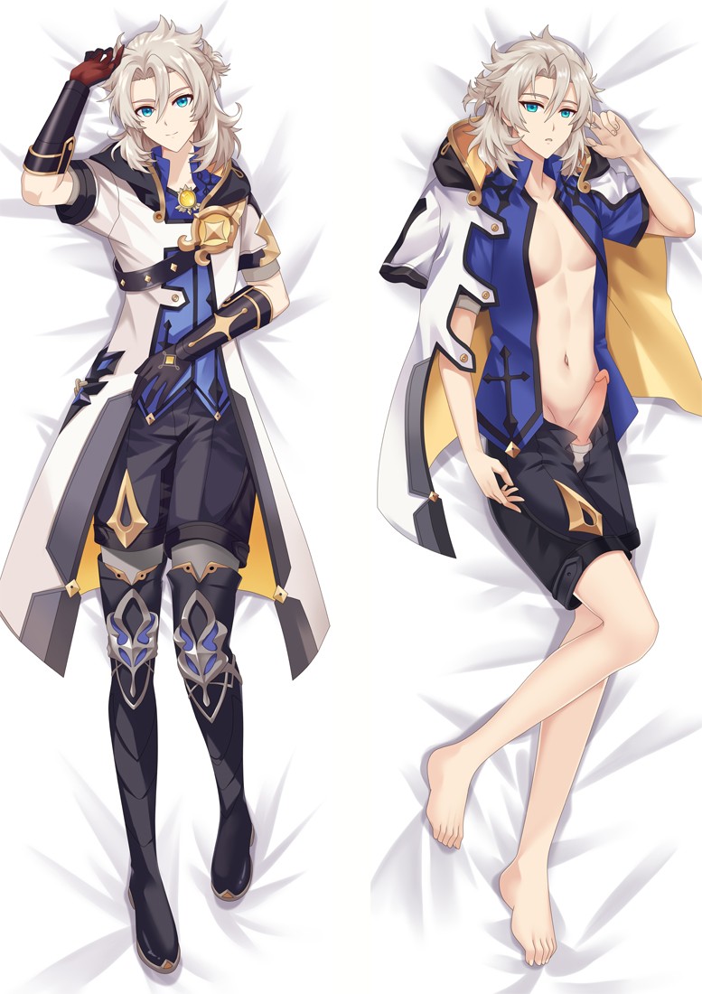 Genshin Impact Albedo Anime Dakimakura Pillow Cover