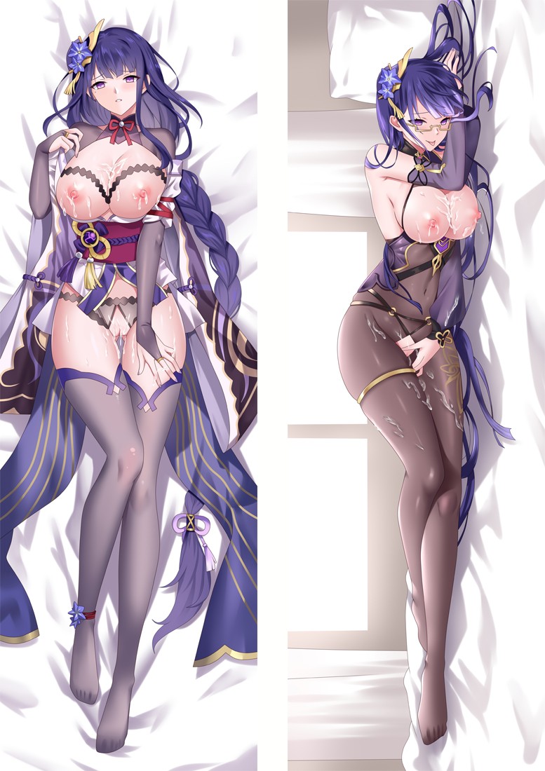 Genshin Impact Raiden Shogun Baal Anime Dakimakura Pillow Cover