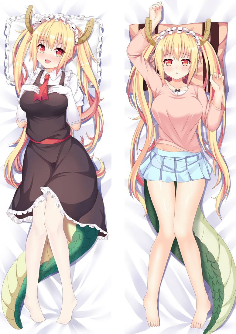 Miss Kobayashi's Dragon Maid Tohru Anime Dakimakura Body Pillow Cover