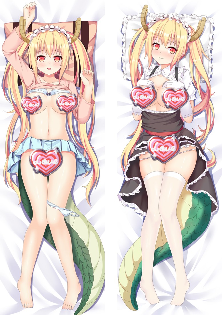 Miss Kobayashi's Dragon Maid Tohru Anime Dakimakura Body Pillow Cover