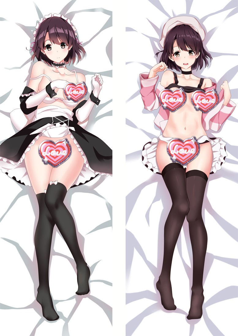 Saekano: How to Raise a Boring Girlfriend Katō Megumi Anime Dakimakura Pillow Cover