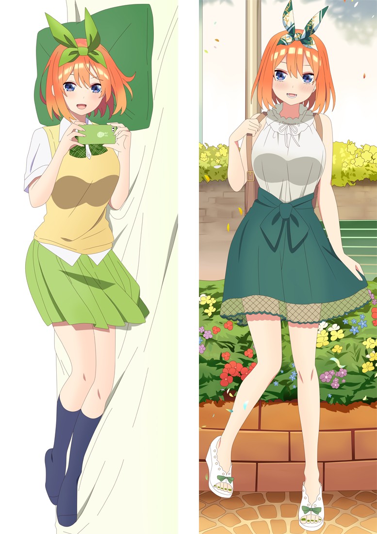 The Quintessential Quintuplets Nakano Yotsuba Anime Dakimakura Body Pillow Cover