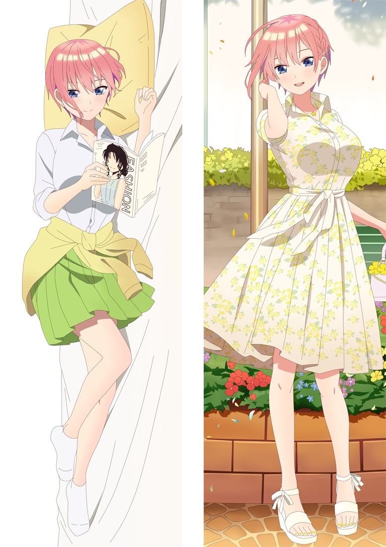 The Quintessential Quintuplets Nakano Yotsuba Anime Dakimakura Body Pillow Cover