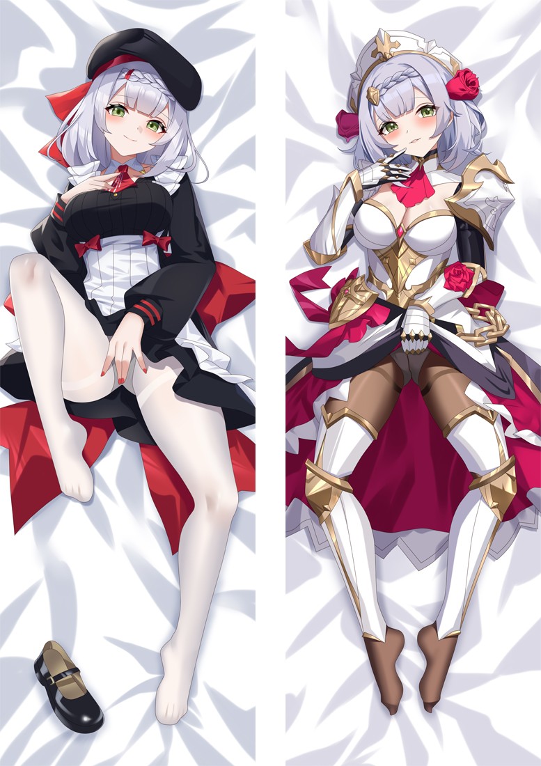 Genshin Impact Noelle Anime Dakimakura Body Pillow Cover