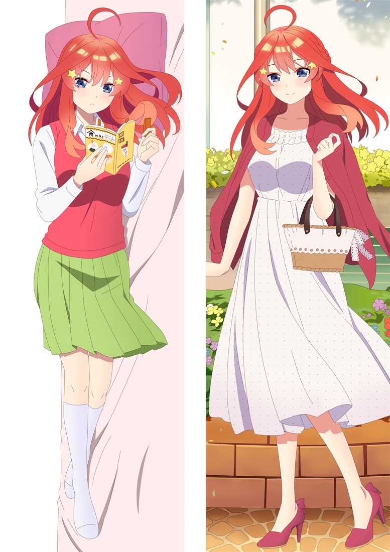 The Quintessential Quintuplets Nakano Itsuki Anime Dakimakura Body Pillow Cover