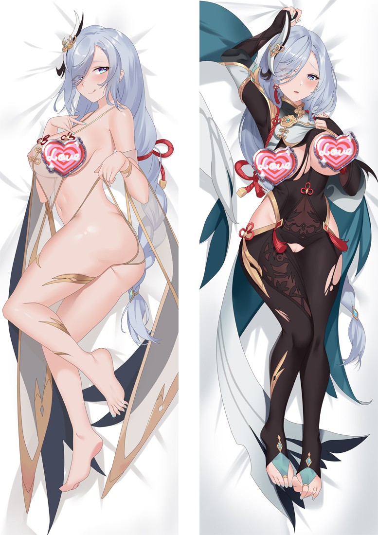 Genshin Impact Shenhe Anime Dakimakura Pillow Cover