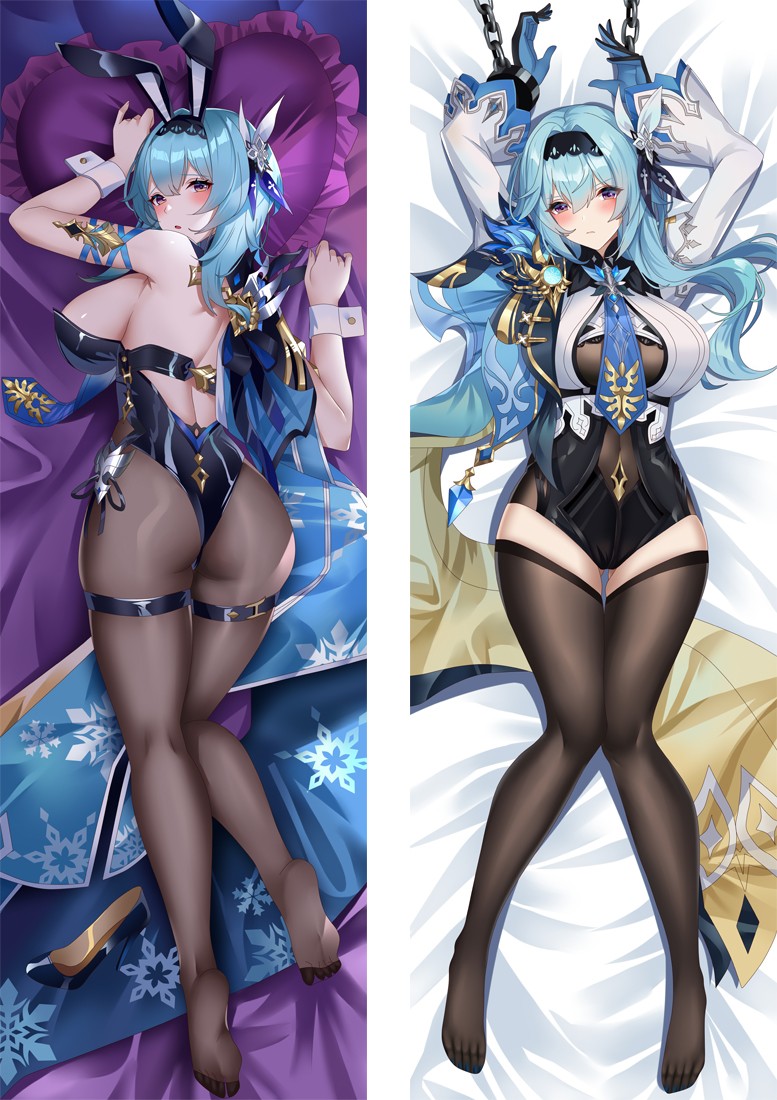 Genshin Impact Eula Anime Dakimakura Pillow Cover