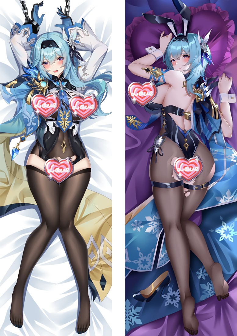 Genshin Impact Eula Anime Dakimakura Pillow Cover