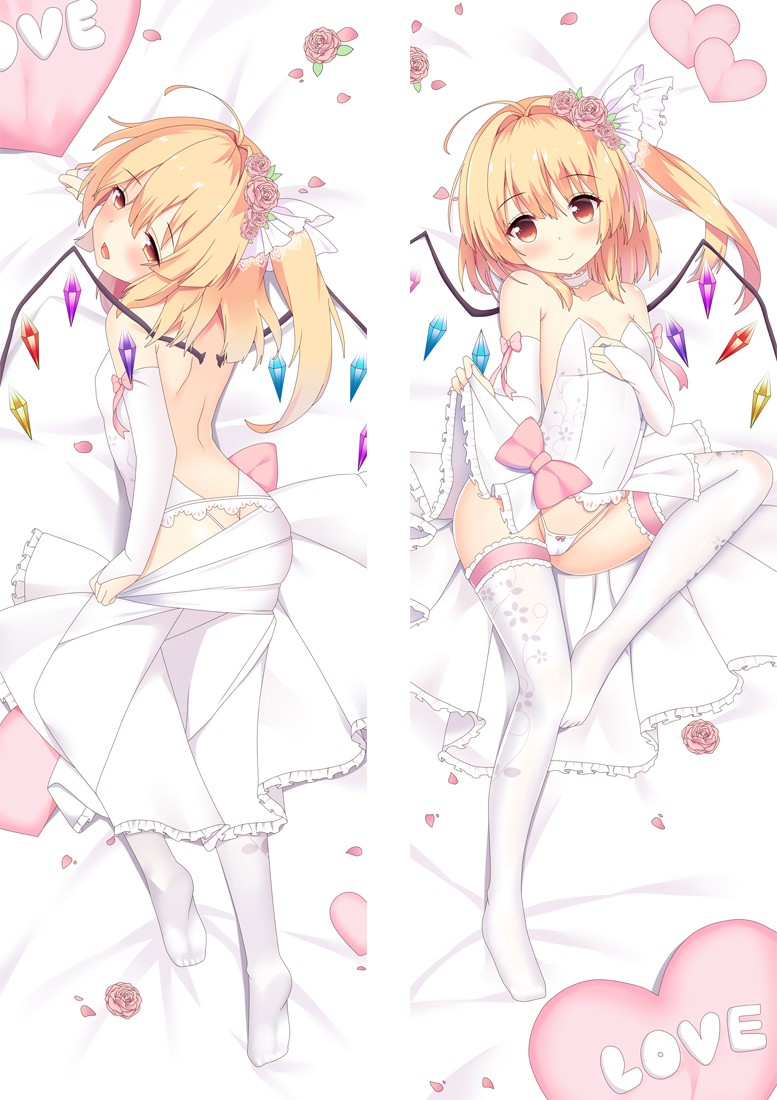 TouHou Project Flandre Scarlet Anime Dakimakura Body Pillow Cover