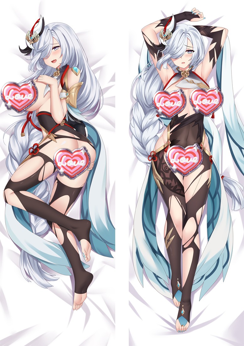 Genshin Impact Shenhe Anime Dakimakura Body Pillow Cover