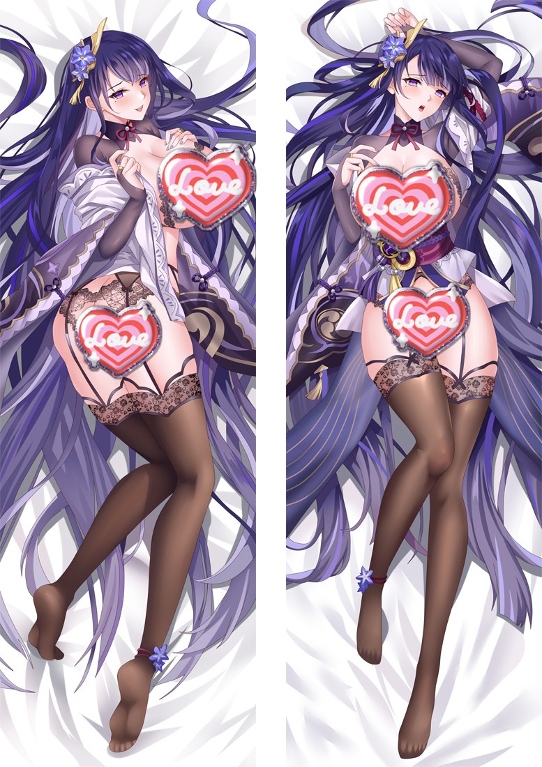 Genshin Impact Raiden Shogun Baal Anime Dakimakura Body Pillow Cover