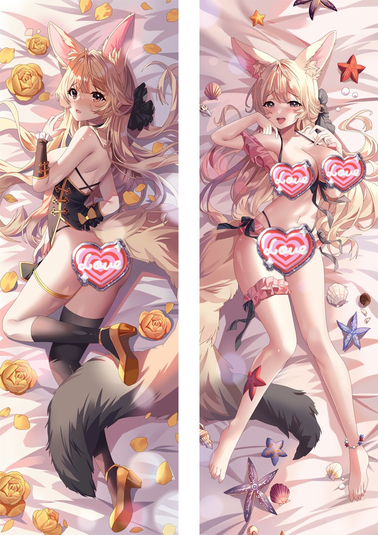 Virtual Youtuber Anime Dakimakura Body Pillow Cover