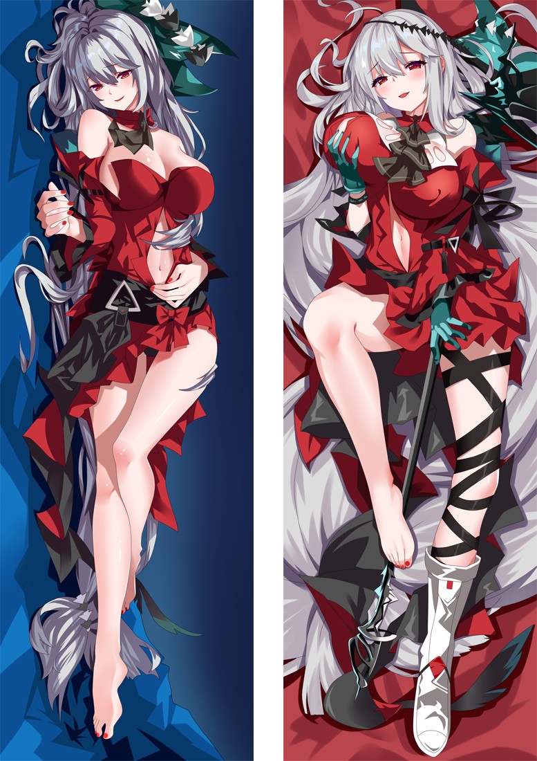 Arknights Skadi the Corrupting Heart Anime Dakimakura Pillow Cover