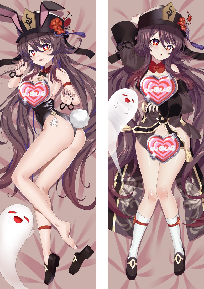 Genshin Impact Hutao Anime Dakimakura Pillow Cover