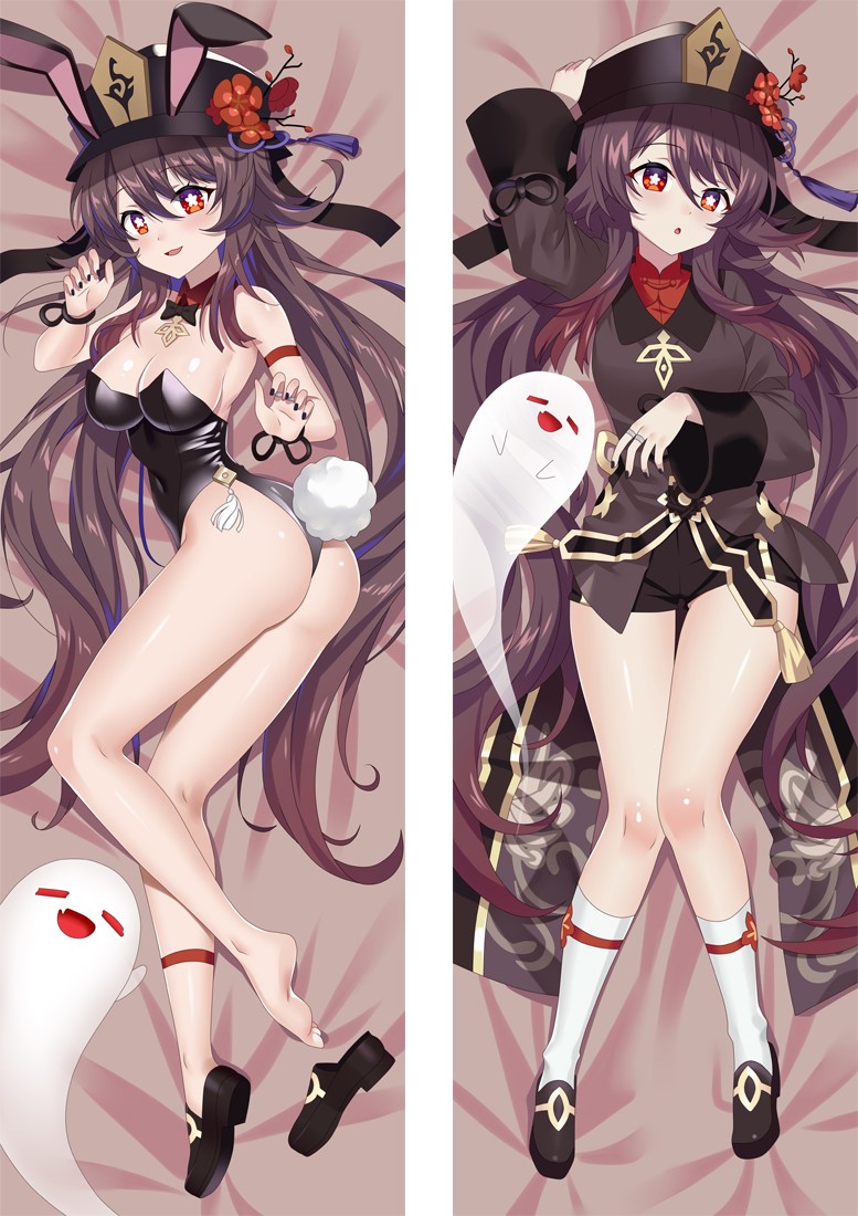 Genshin Impact Hutao Anime Dakimakura Pillow Cover
