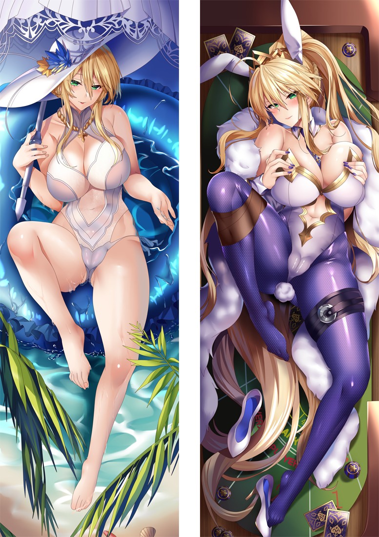 Fate/Grand Order FGO Altria Pendragon Lancer Anime Dakimakura Pillow Cover
