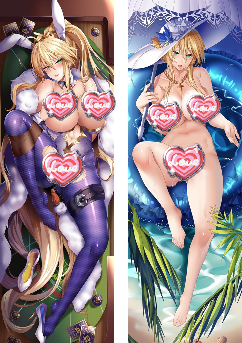 Fate/Grand Order FGO Altria Pendragon Lancer Anime Dakimakura Pillow Cover