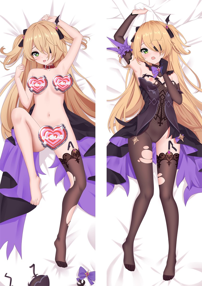 Genshin Impact Fischl Anime Dakimakura Pillow Cover