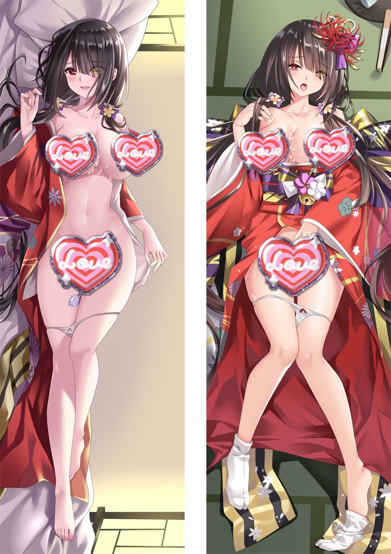 Date A Live Kurumi Tokisaki Anime Dakimakura Body Pillow Cover