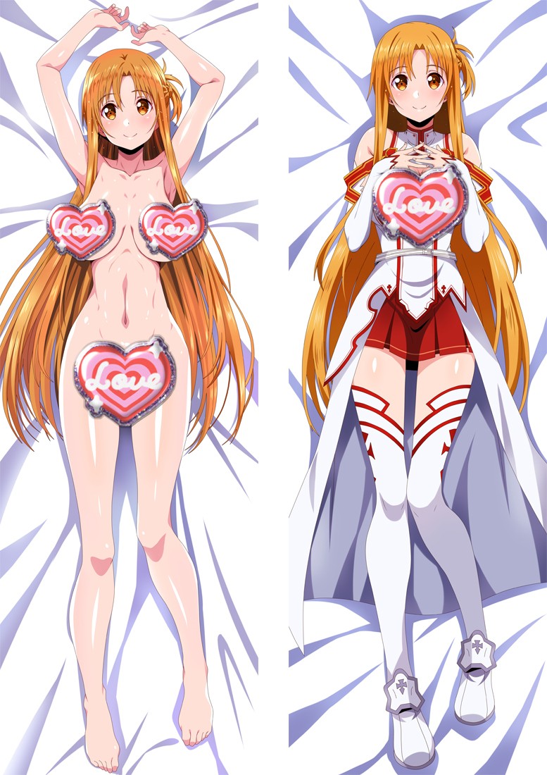 Sword Art Online Asuna Anime Dakimakura Body Pillow Cover