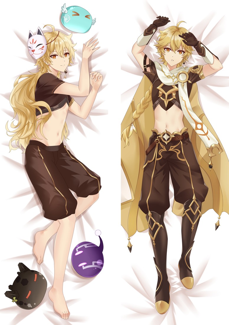Genshin Impact Aether Anime Dakimakura Pillow Cover