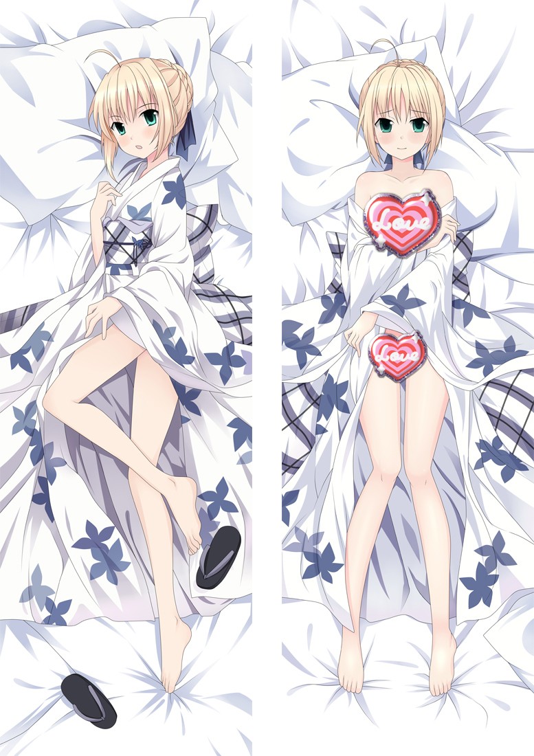 Fate/stay night Saber Altria Pendragon Anime Dakimakura Body Pillow Cover