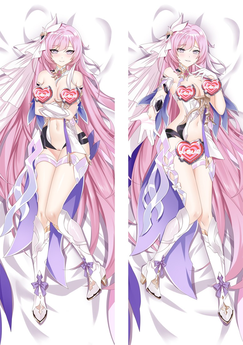 Honkai Impact 3rd Elysia Anime Dakimakura Body Pillow Cover H4202-B