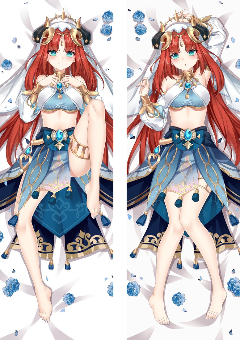 Genshin Impact Nilou Anime Dakimakura Body Pillow Cover