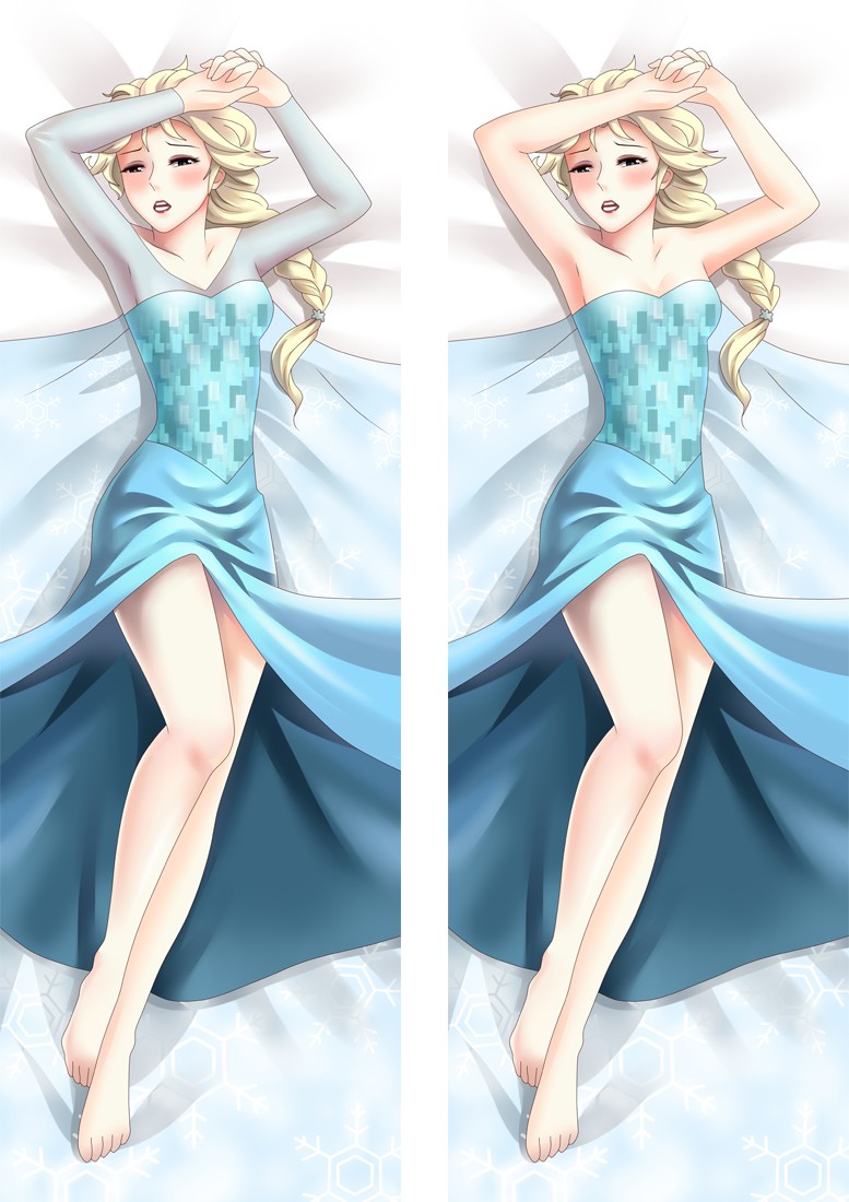 Frozen Elsa Anime Dakimakura Body Pillow Cover