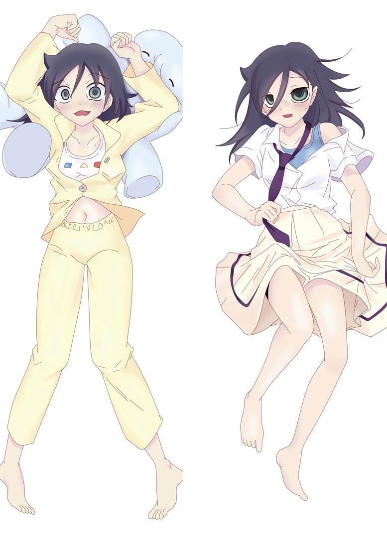 No Matter How I Look at It, It's You Guys' Fault I'm Not Popular! Kuroki Tomoko Anime Dakimakura Body Pillow Cover