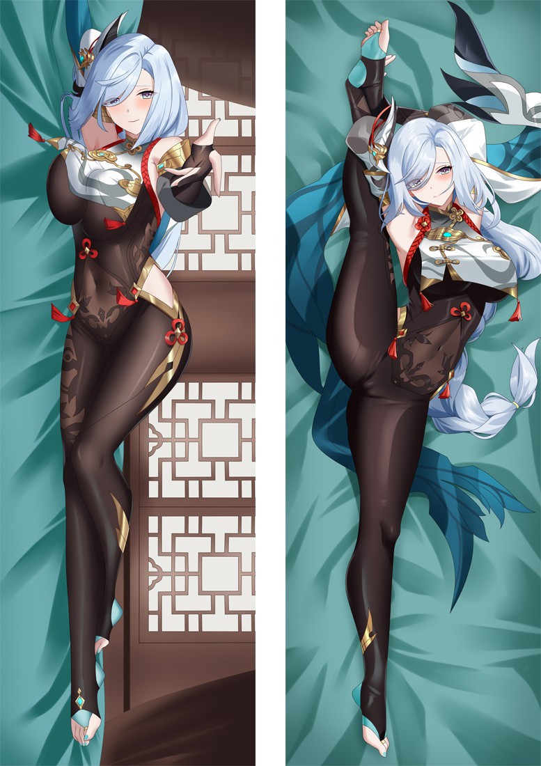 Genshin Impact Shenhe Anime Dakimakura Body Pillow Cover