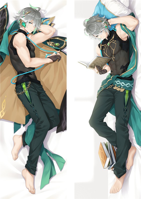 Genshin Impact Alhaitham Anime Dakimakura Body Pillow Cover