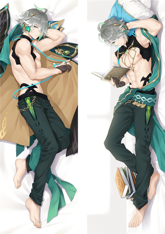 Genshin Impact Alhaitham Anime Dakimakura Body Pillow Cover