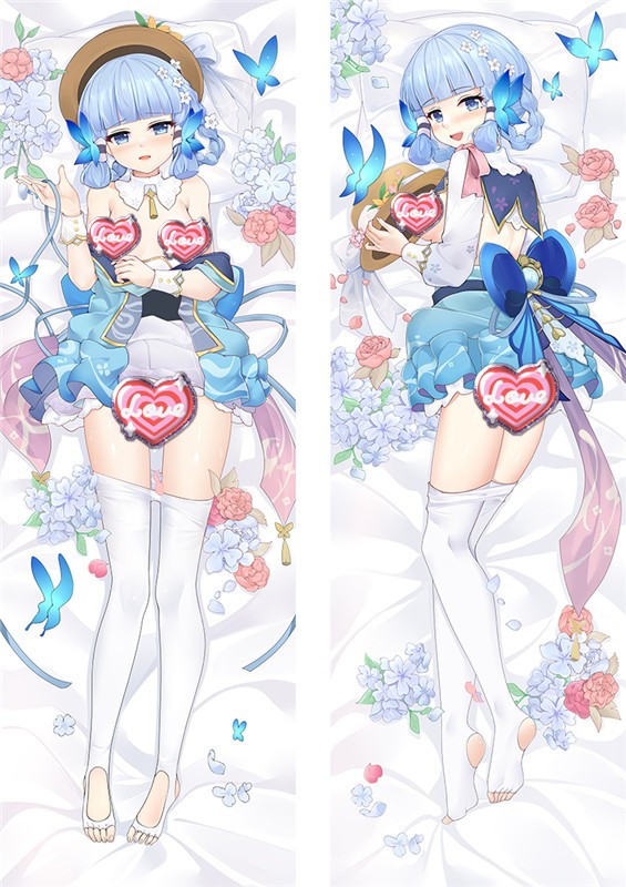 Genshin Impact Kamisato Ayaka Anime Dakimakura Body Pillow Cover
