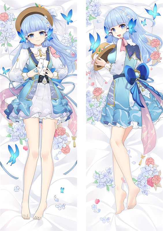 Genshin Impact Kamisato Ayaka Anime Dakimakura Body Pillow Cover