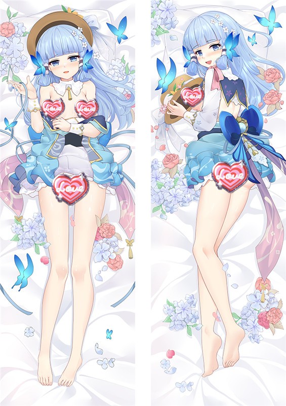 Genshin Impact Kamisato Ayaka Anime Dakimakura Body Pillow Cover