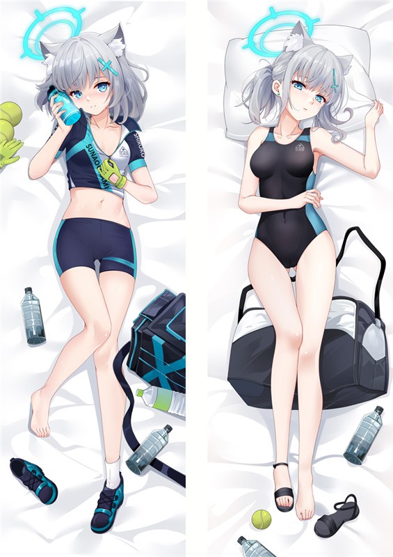 Blue Archive Sunaōkami Shiroko Anime Dakimakura Pillow Cover