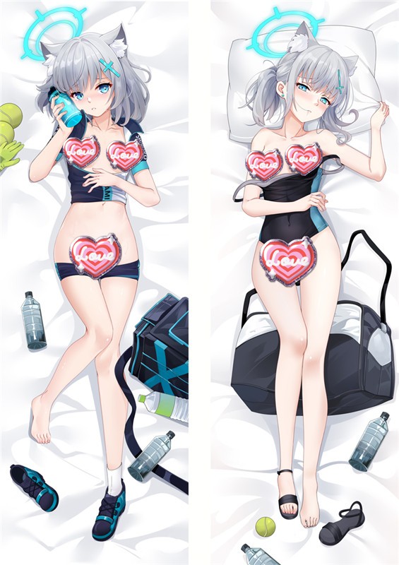 Blue Archive Sunaōkami Shiroko Anime Dakimakura Pillow Cover