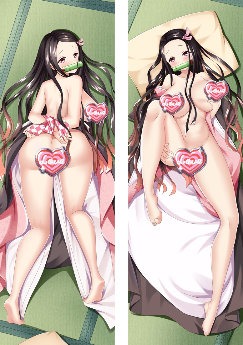 Demon Slayer: Kimetsu no Yaiba Kamado Nezuko Anime Dakimakura Body Pillow Cover