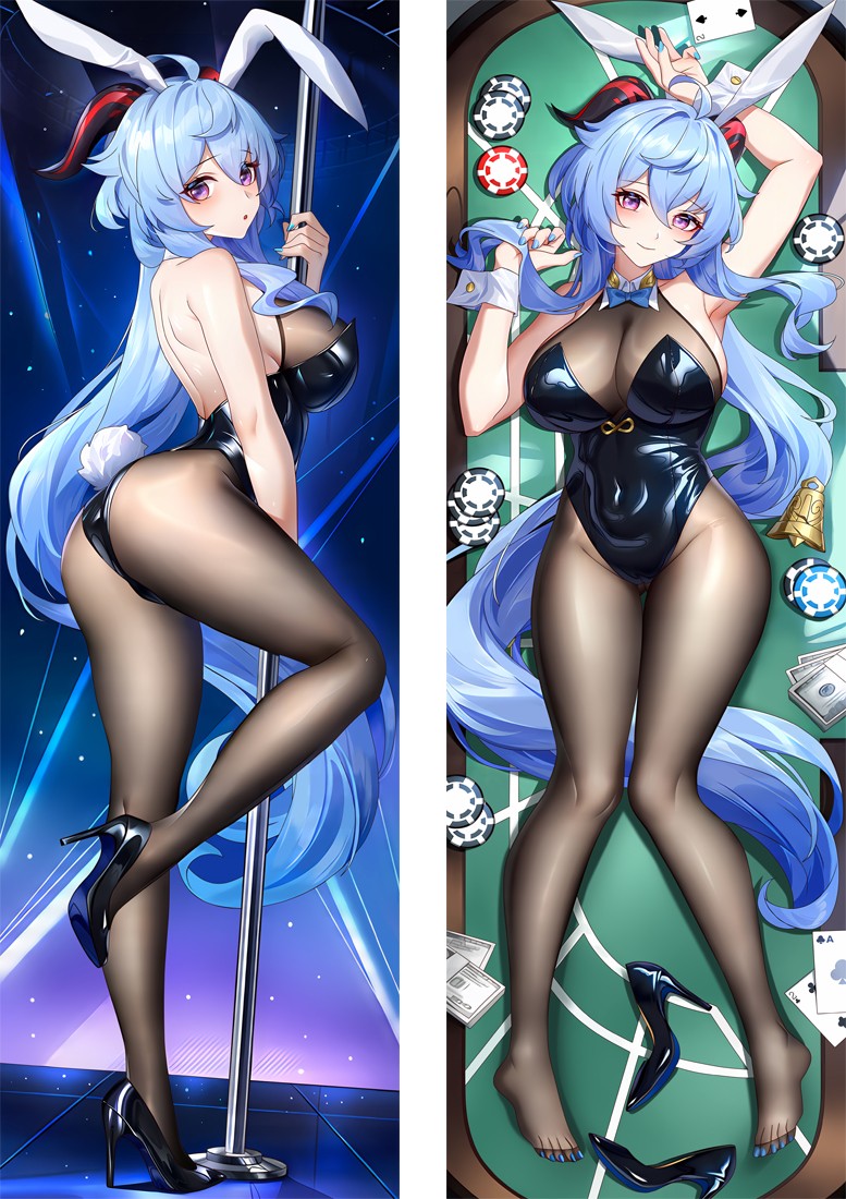 Genshin Impact Ganyu Anime Dakimakura Body Pillow Cover